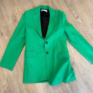 Zara Emerald Green Oversized Blazer